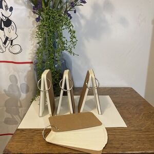 3x5 Blank Index Cards Study Flash cards with Rings, 4 x 50 Cards Each